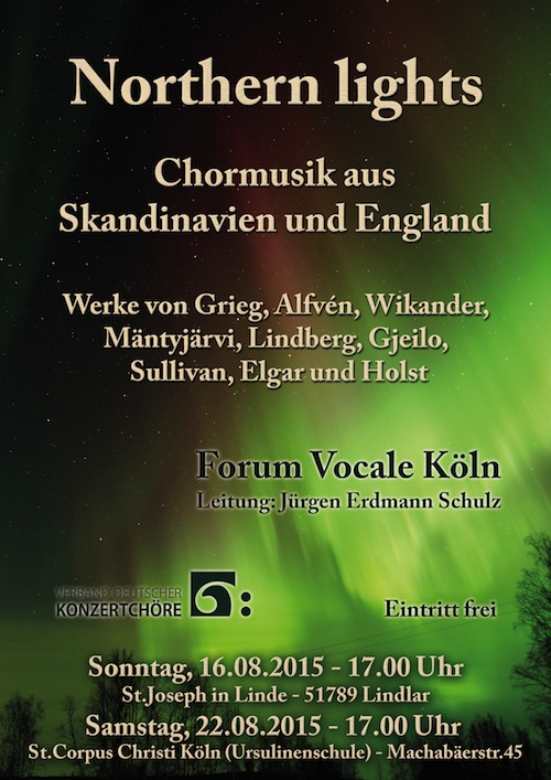 Plakat Northern lights VDKC